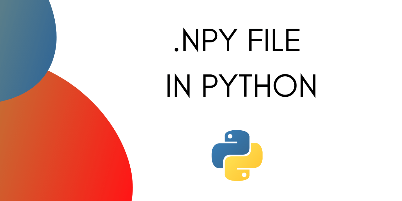 How to save in npy format? AskPython