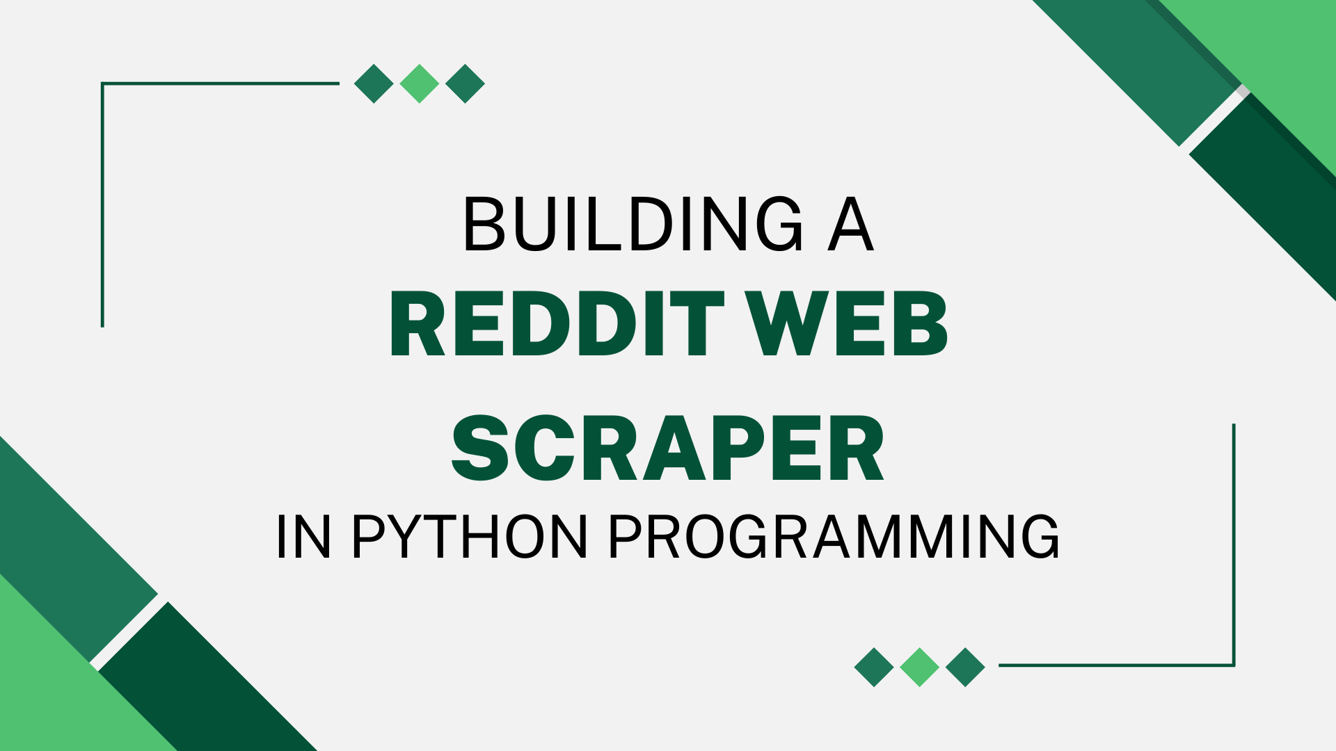 Building a Reddit  Scraper in Python AskPython