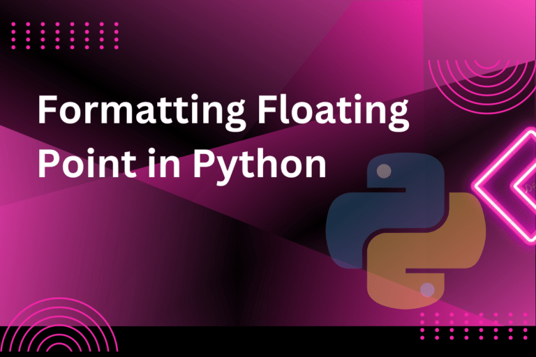 Formatting Floating Points Before Decimal Separator in Python AskPython