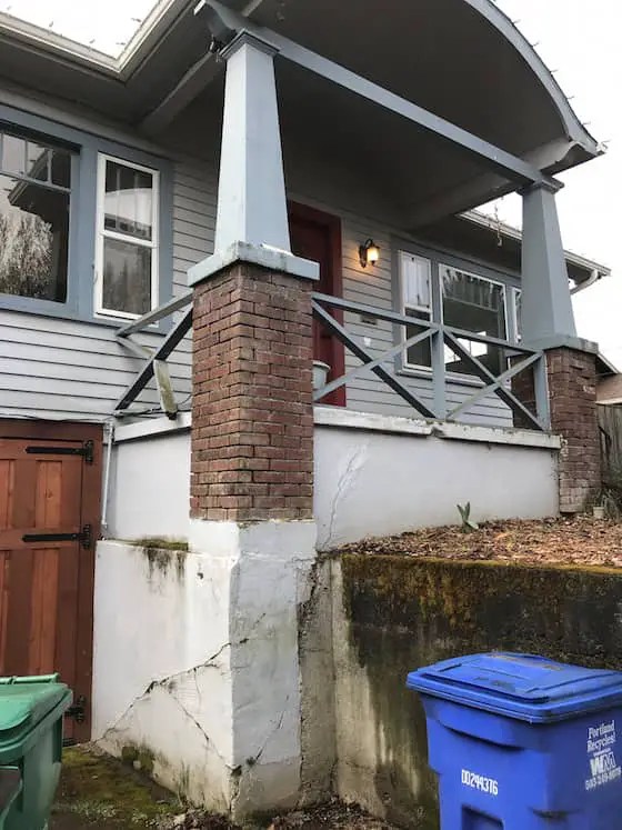 Repair Concrete Porch Sinking