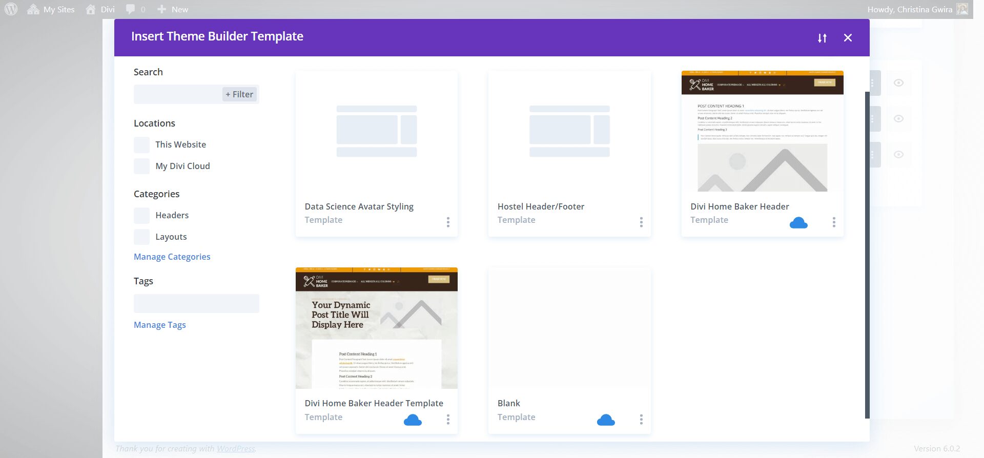 How to Organize Your Templates in Divi’s Theme Builder Library Ask