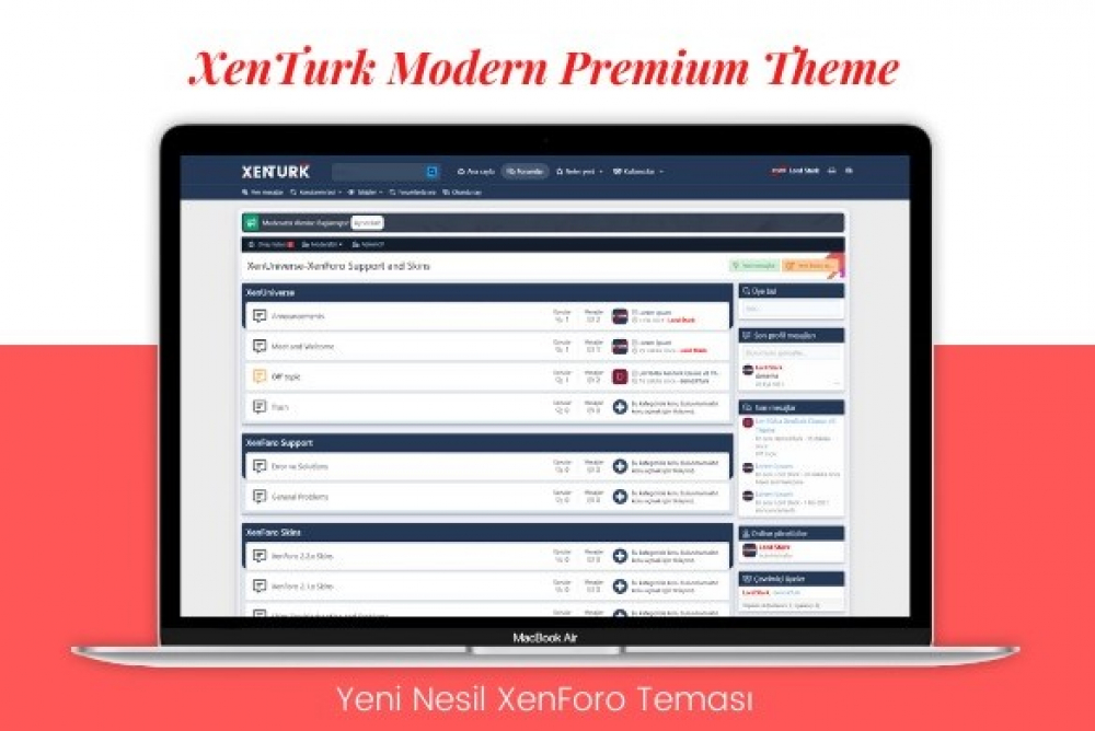 Xenforo Modern Premium Tema ASL Yazılım Profesyonel Web Hizmetleri Xenforo Modern Premium Tema ASL Yazılım Profesyonel Web Hizmetleri