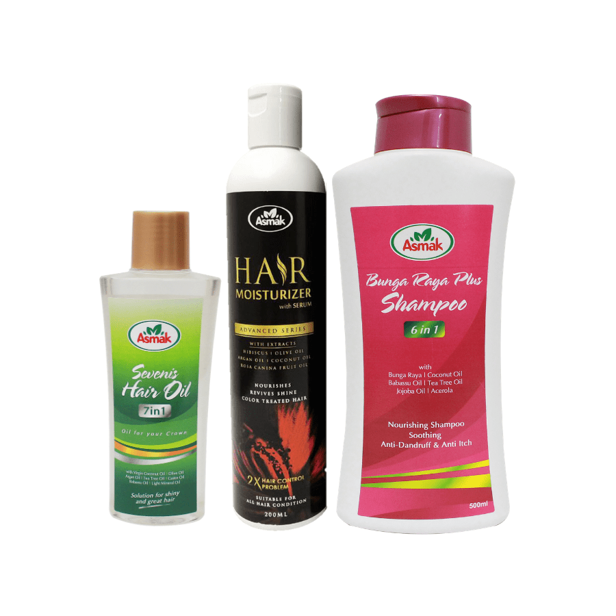 Set Lebat Rambut Asmak Go