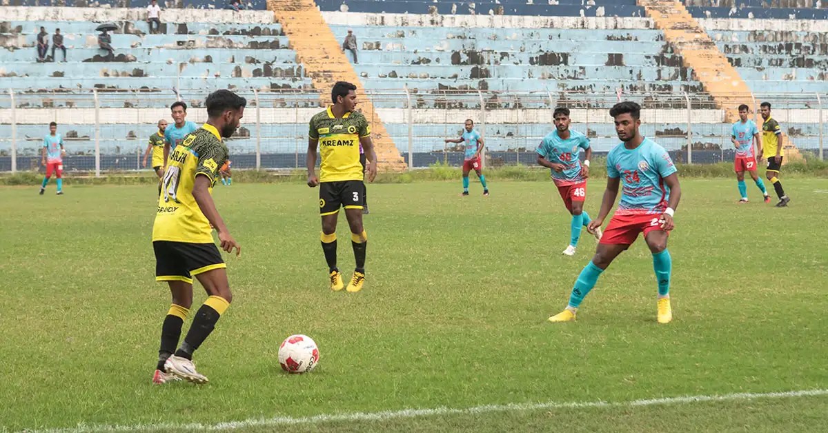 ASOS Rainbow AC Meets Calcutta Customs Club on the Field ASOS Rainbow