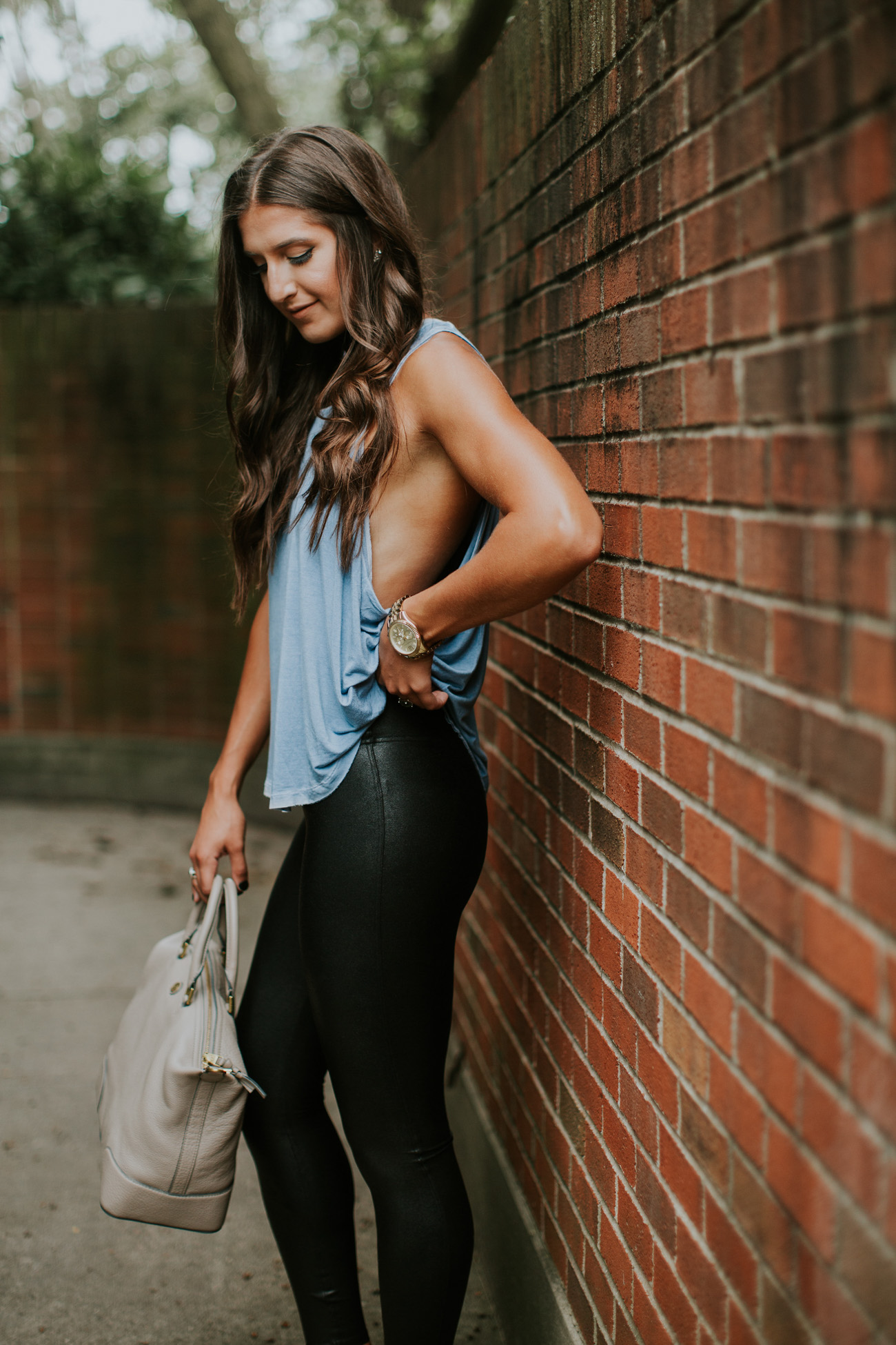 Faux Leather Leggings | A Southern Drawl (1300 x 1950 Pixel)