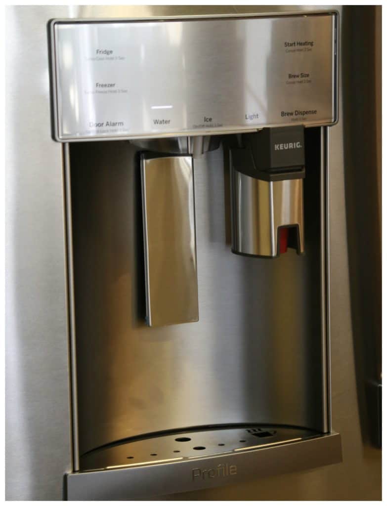 GE Refrigerator with BuiltIn Keurig