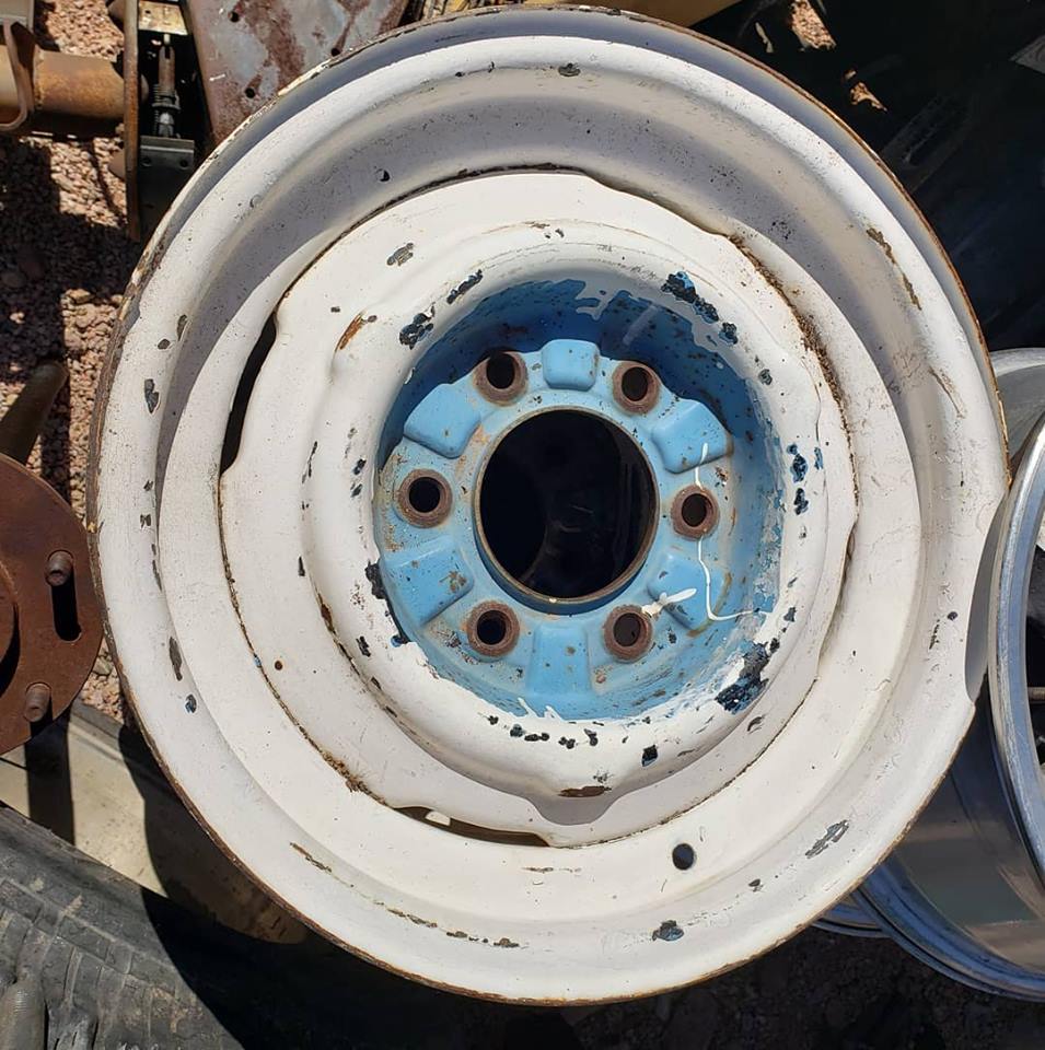 1960 1970 Chevy GMC Truck Stock Steel Rims 6 lug 15 inch