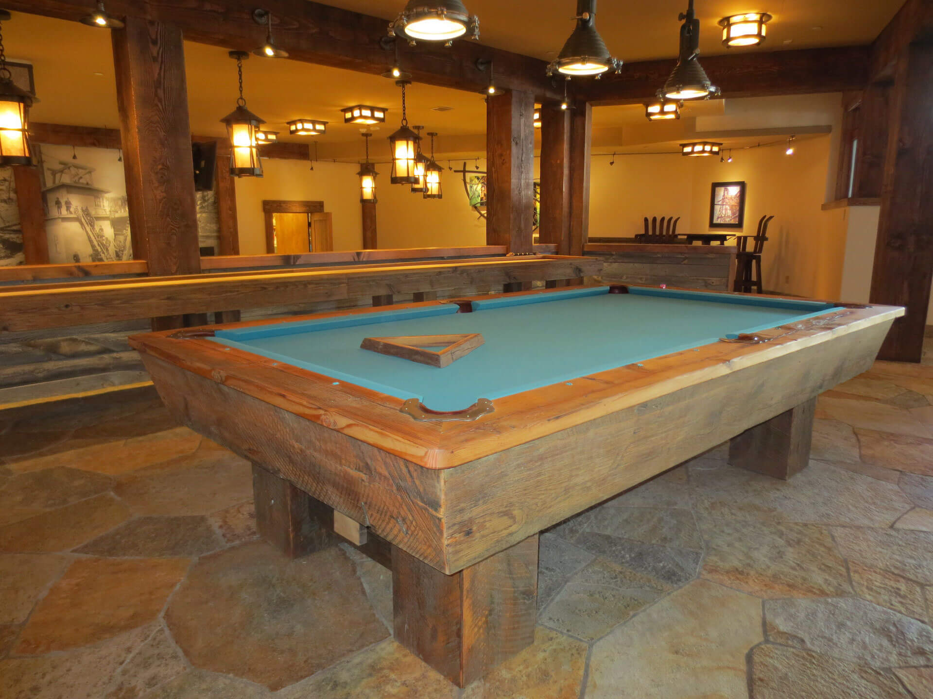 BarnwoodPoolTables Rustic Pool Table Aspen Rustic Inc. Custom