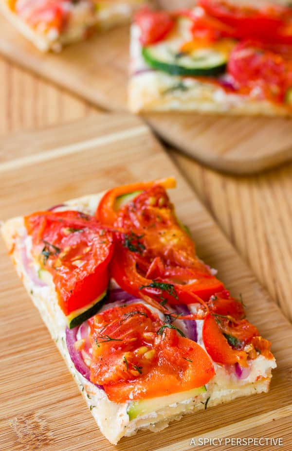 Roasted Vegetable Flatbread A Spicy Perspective