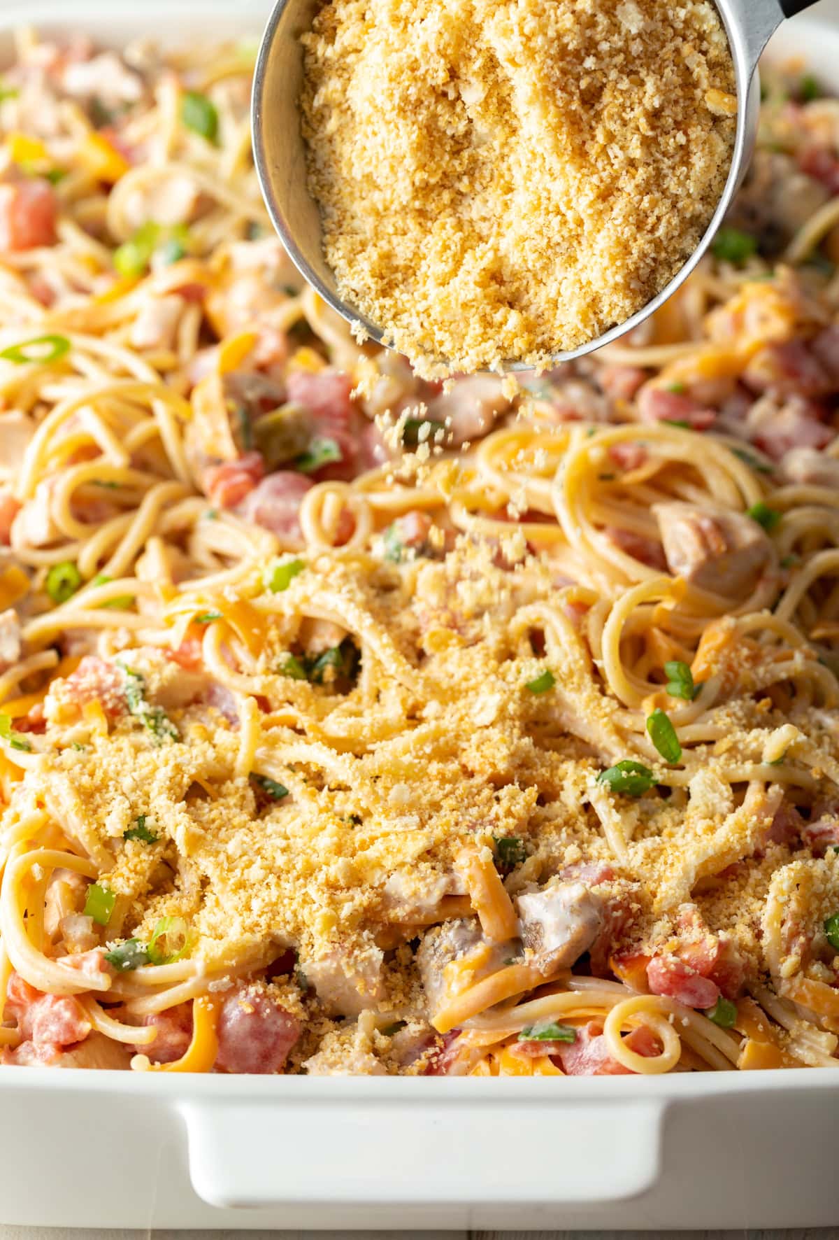 Cheesy Chicken Spaghetti with Rotel Casserole A Spicy Perspective