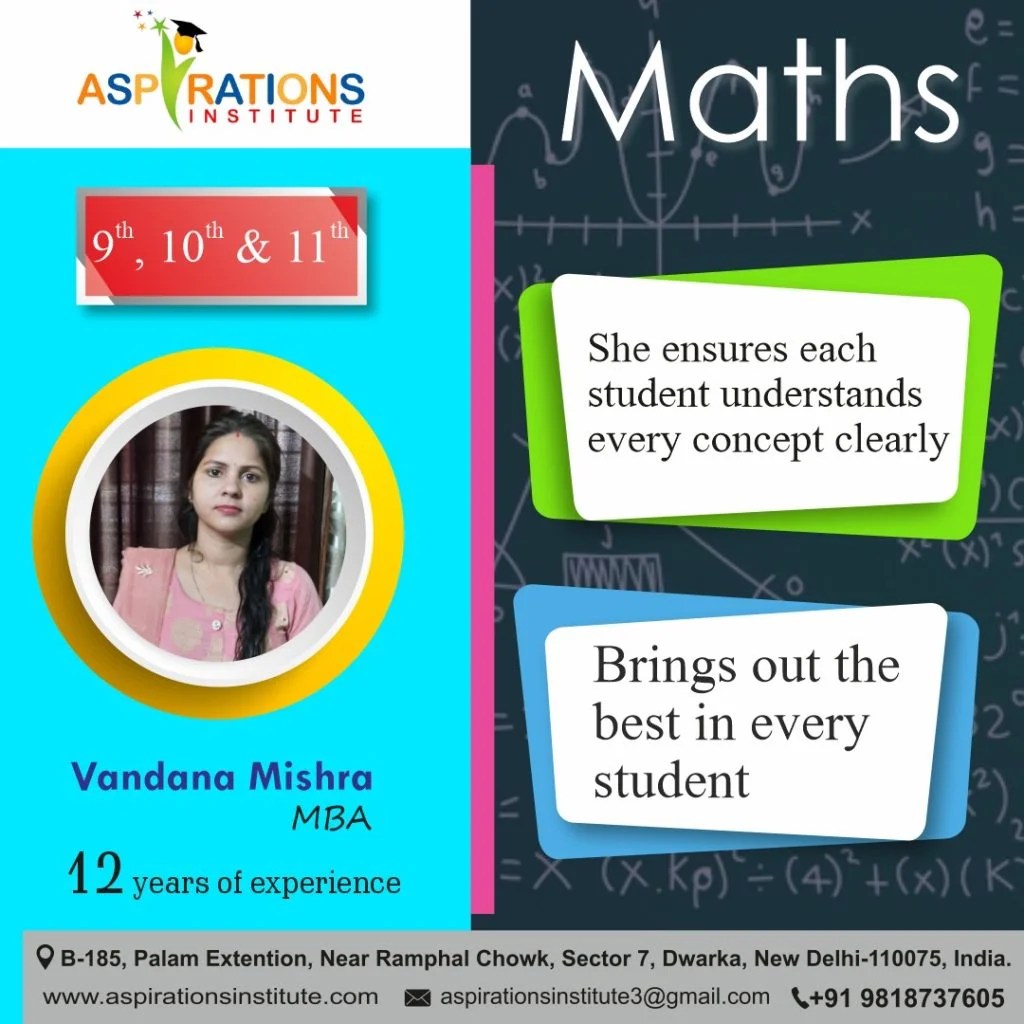 Best Tuition for Class 11 Maths in Dwarka 9818737605