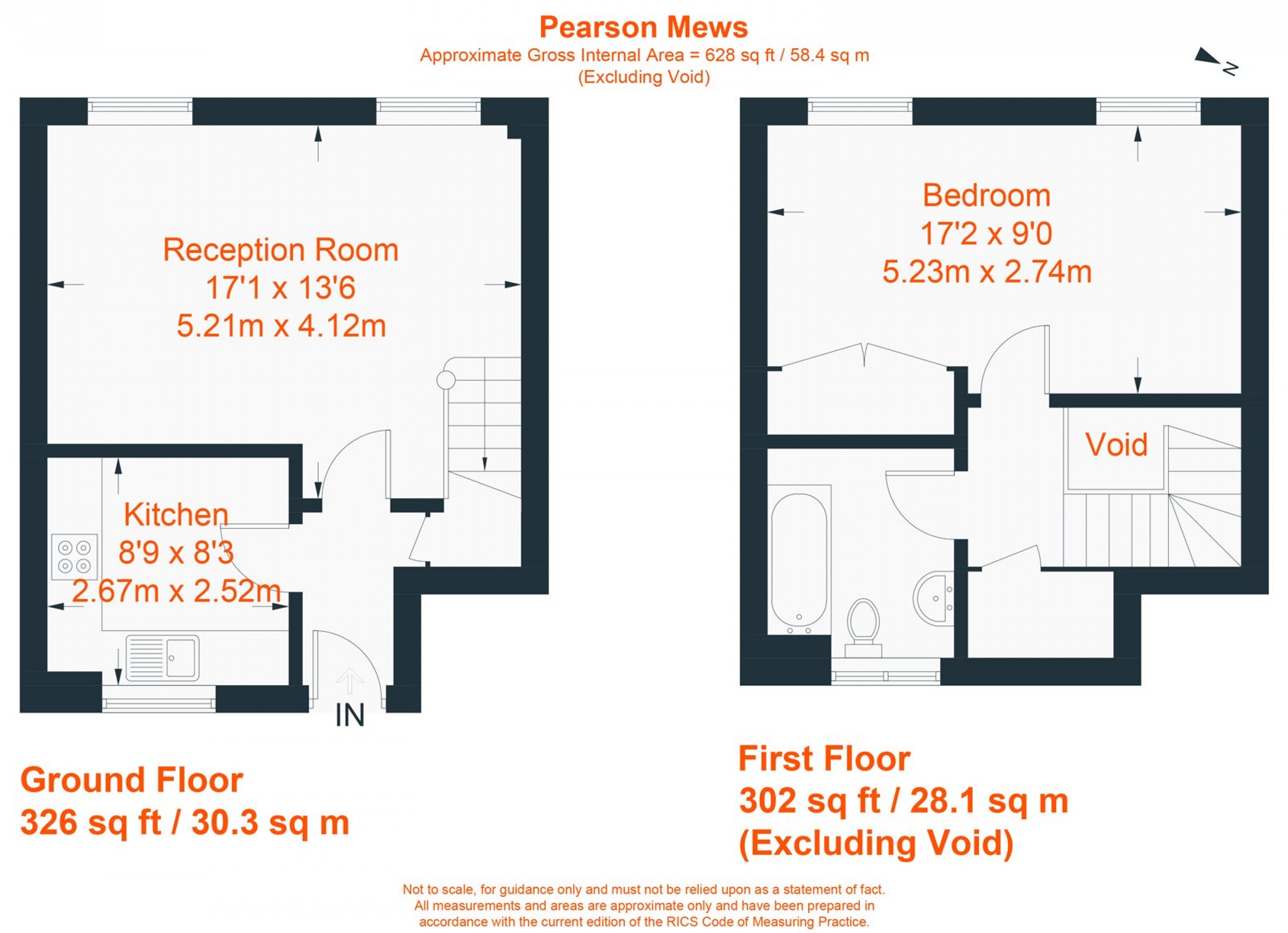 Pearson Mews, 6 Edgeley Road, SW4, 1 bedroom, House