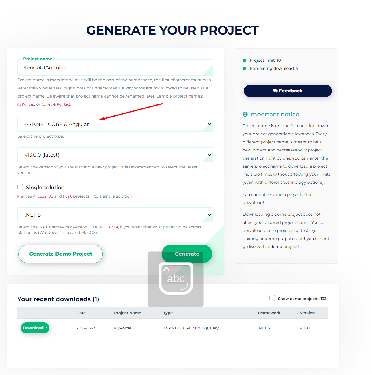 How to Integrate KendoUI Angular with Zero Zero