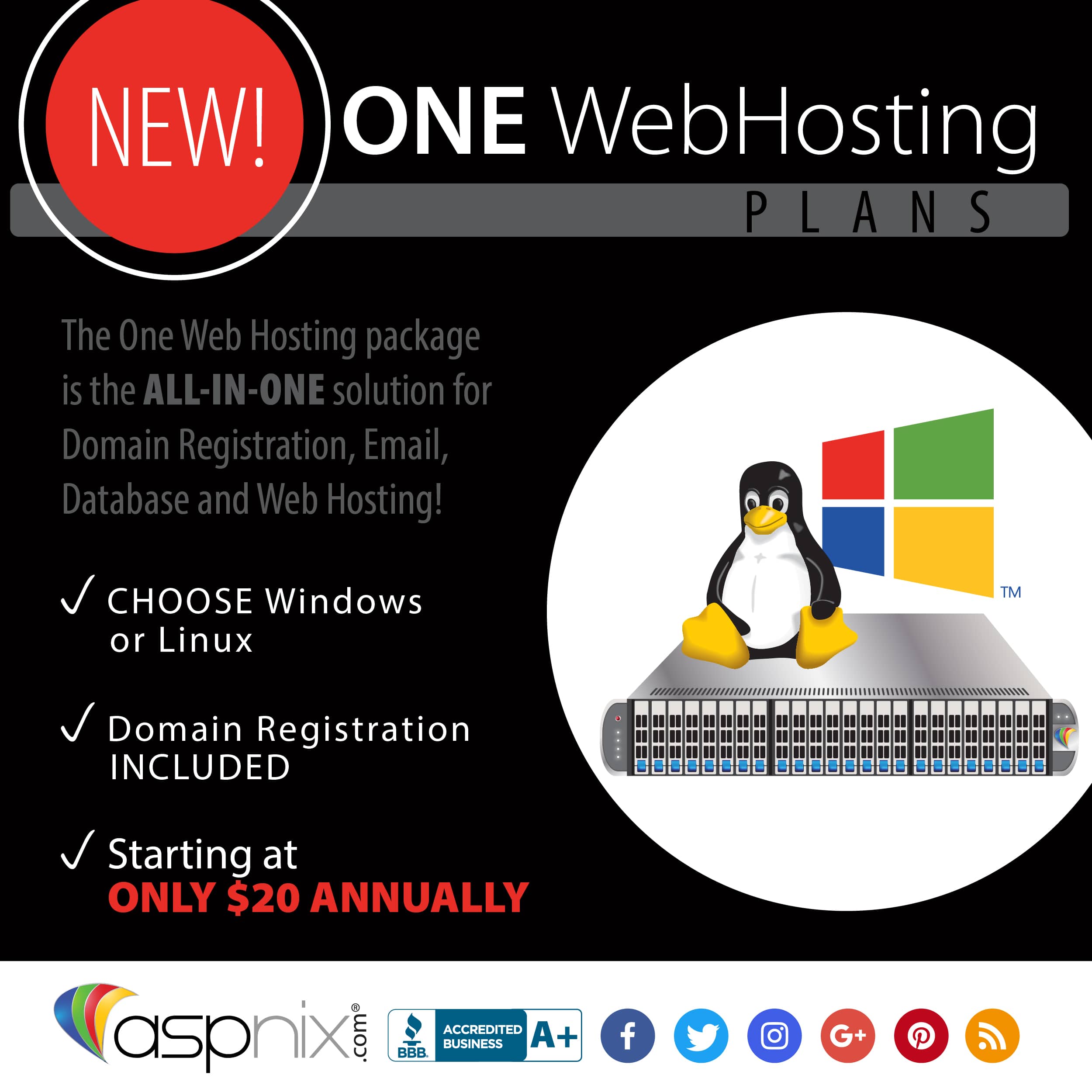 One Web Hosting ASPnix Web Hosting