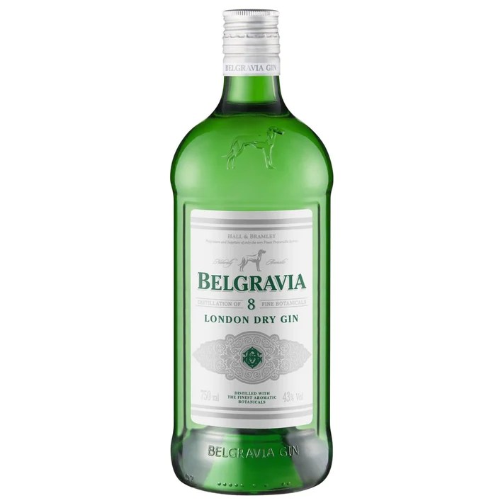 Belgravia Distilled London Dry Gin 70cl Aspris