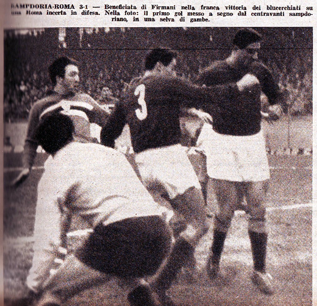 1957/58 Sampdoria Roma