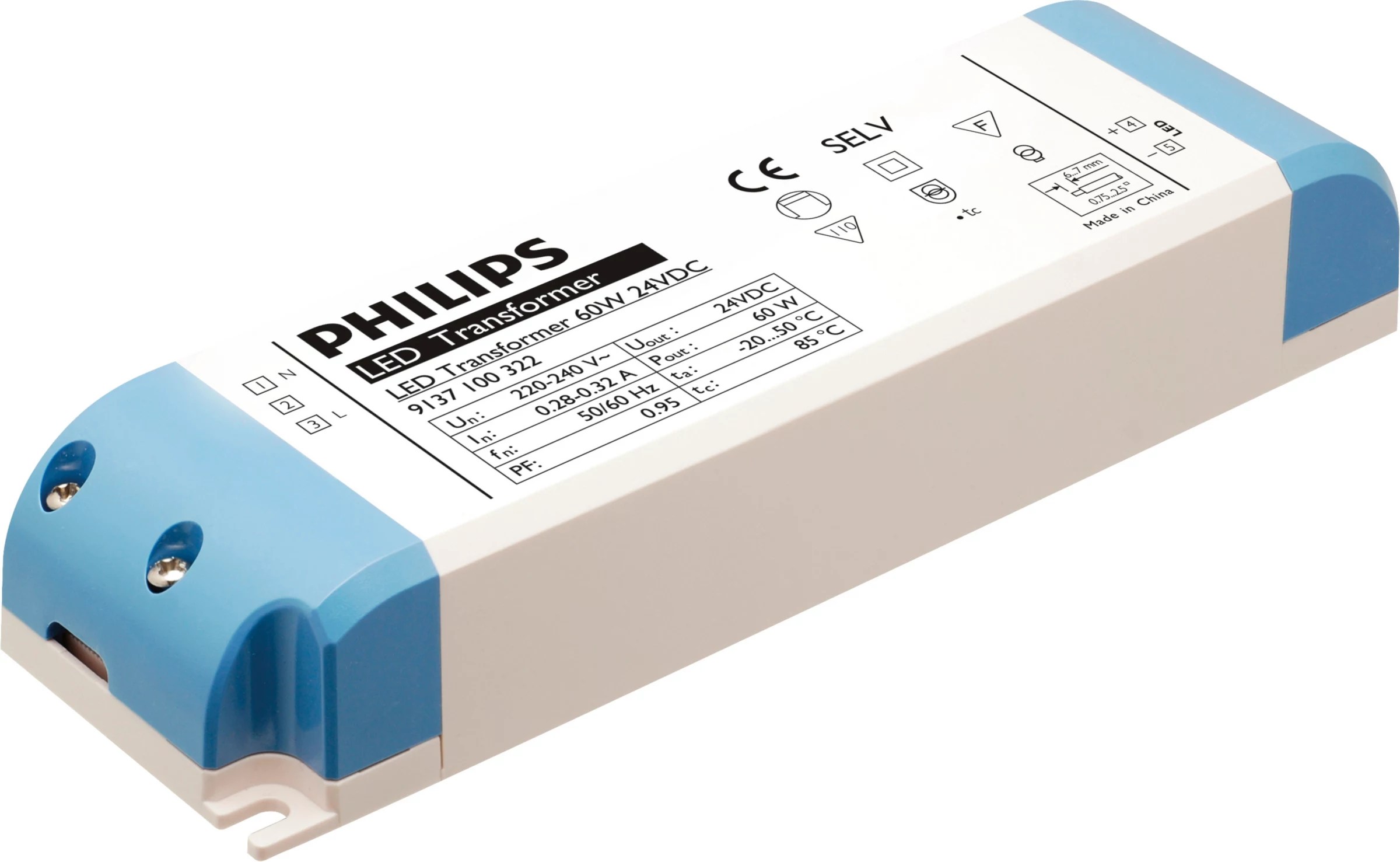 LED Transformer 60W 24VDC 913710032267 Philips lighting