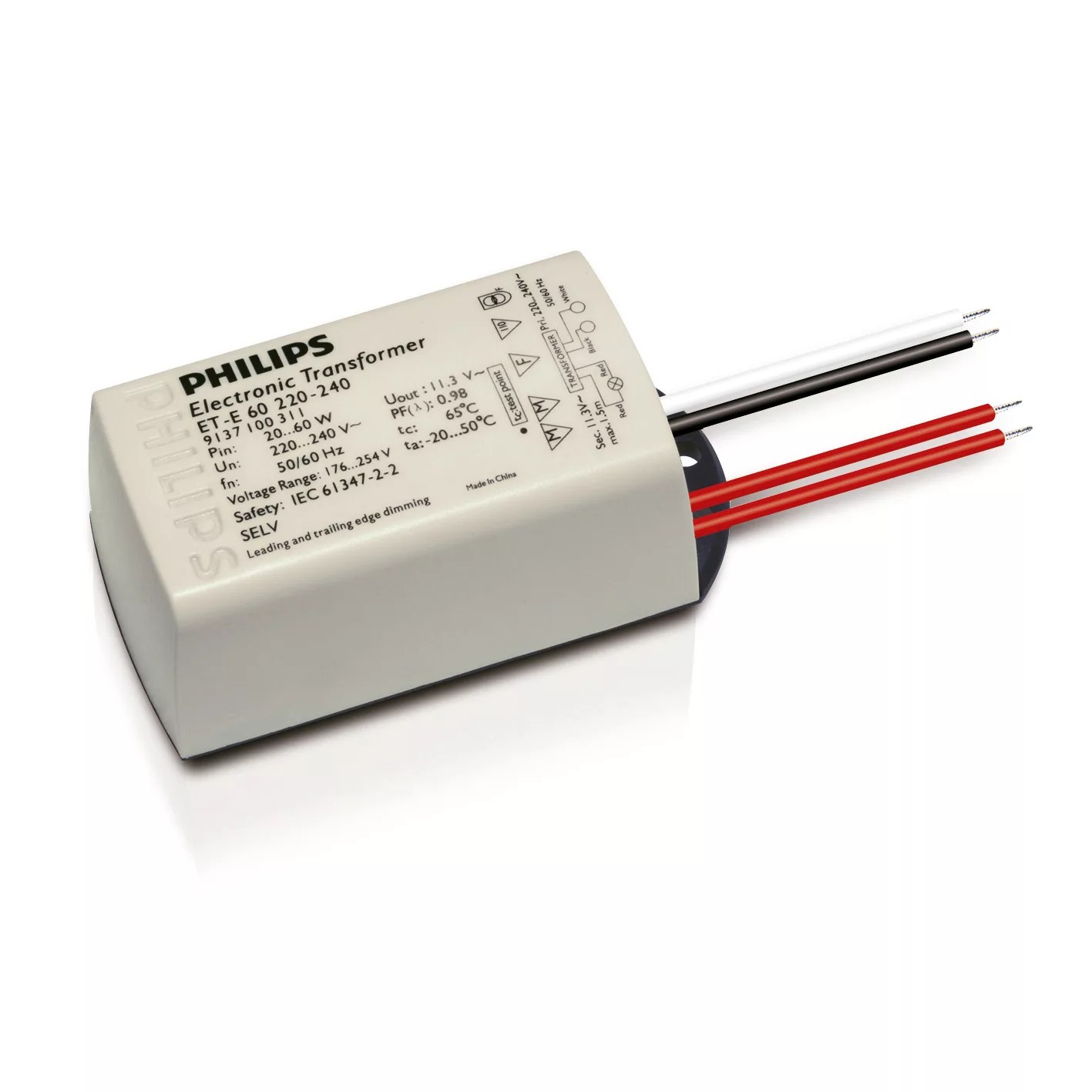 Halogen electronic transformers Philips