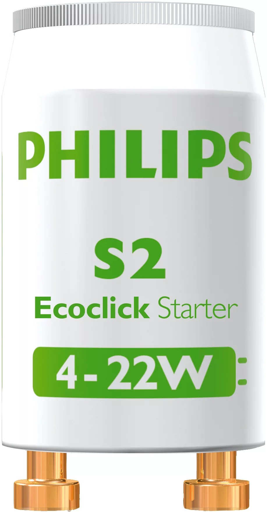 5 x PHILIPS Fluorescent Tube Starter 4W22W Series Starter S2 PACK Home
