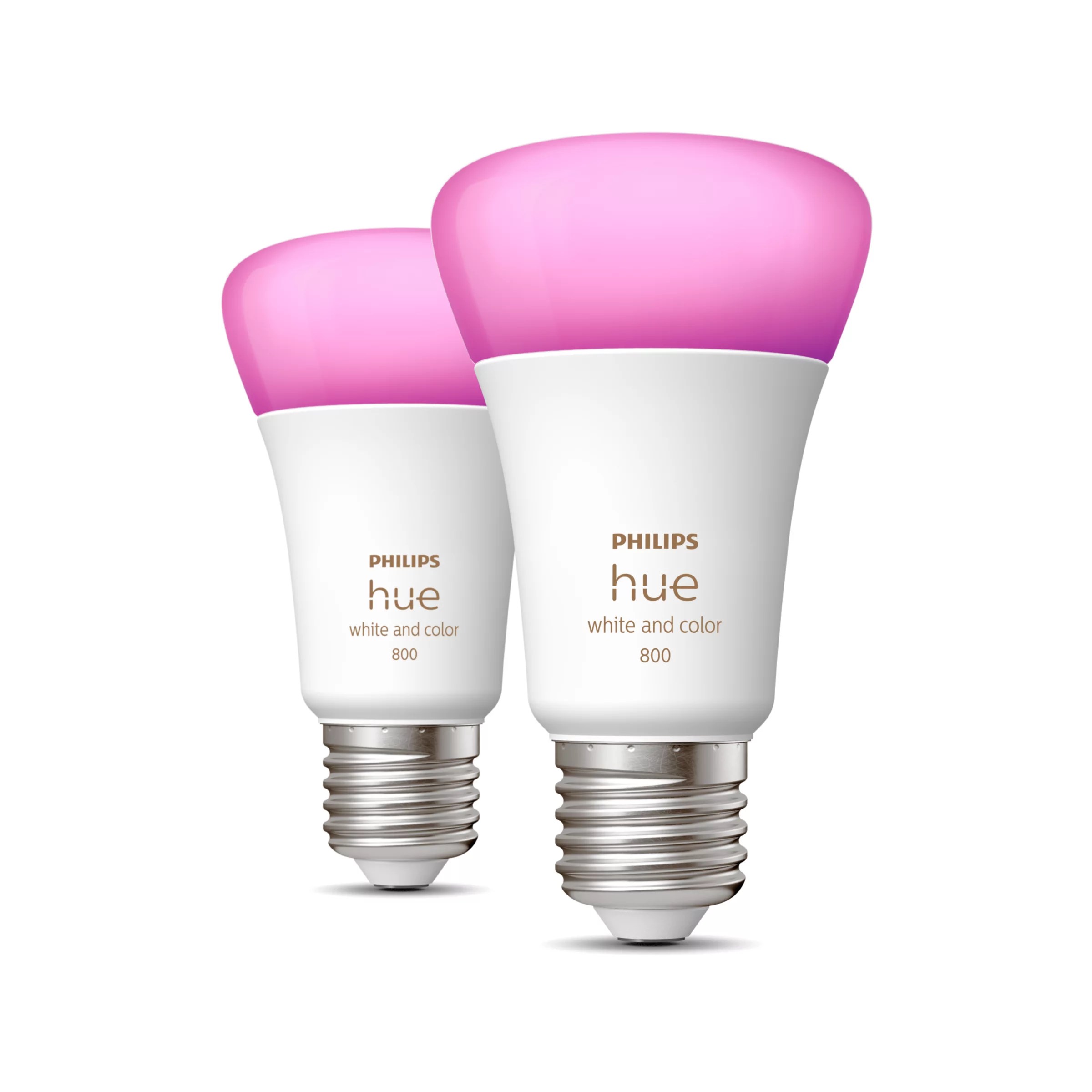 Hue White And Colour Ambiance A60 – E27 Smart Bulb – 800 (2-Pack) | Philips Hue Uk