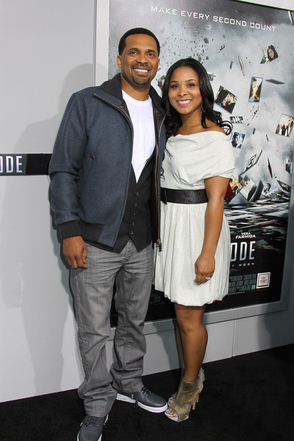 Mike Epps and wife Michelle at the Los Angeles Premiere of SOURCE CODE