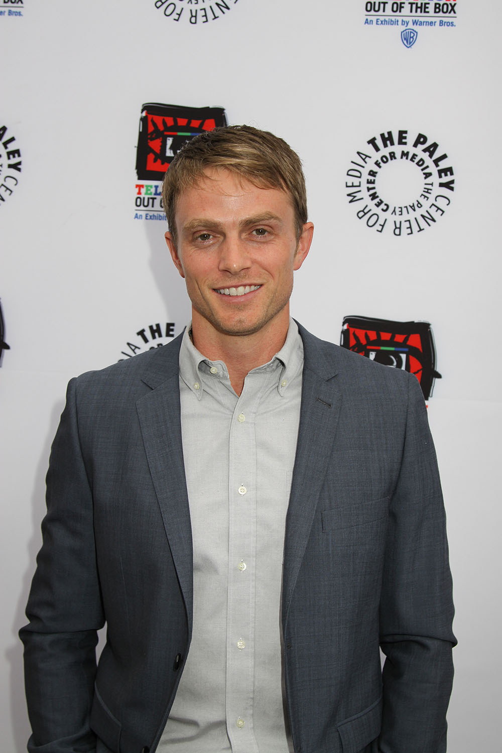 Wilson Bethel at the TELEVISION OUT OF THE BOX exhibit celebrates Warner Bros. Television Group
