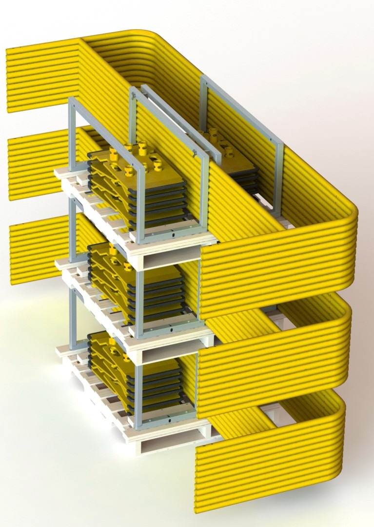 Tie Down GUARDRAIL STACK PALLET KIT