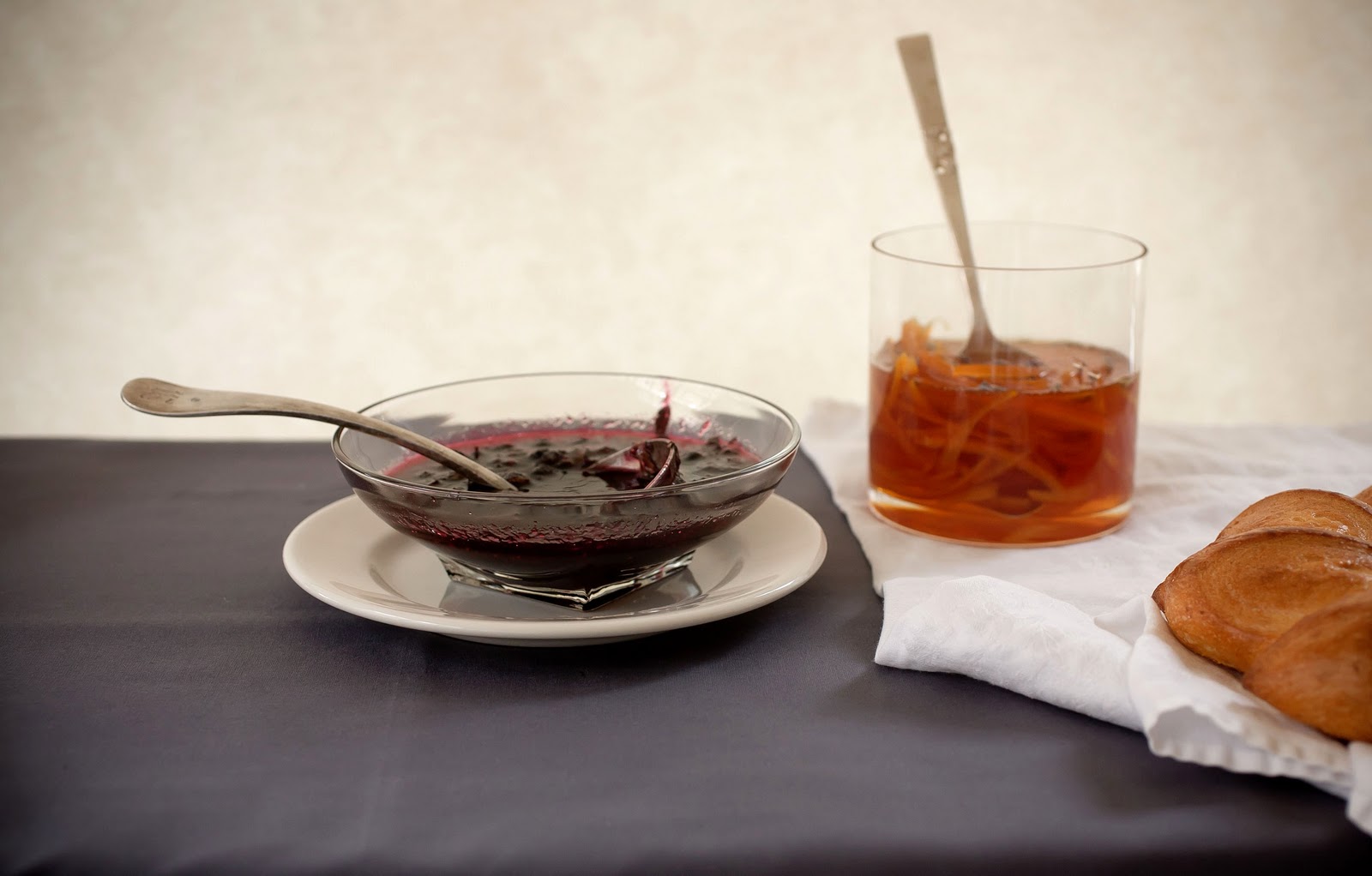 {Day 8} Fruit Compotes Blue & Red Berry Mint and Orange Lavender A