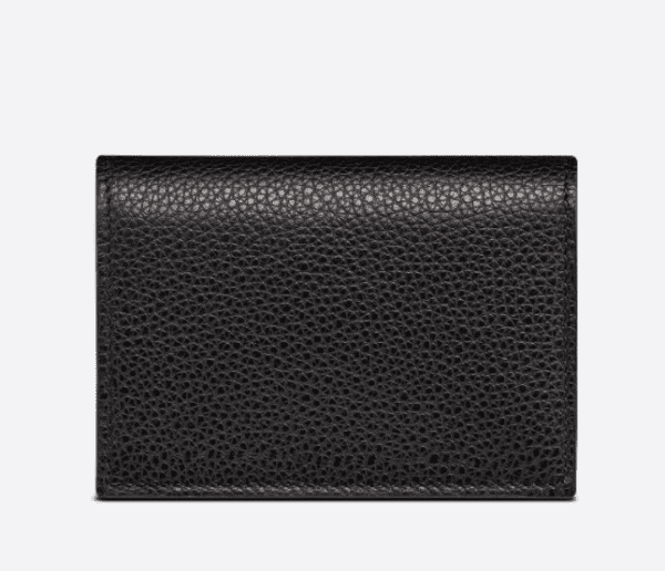 DIOR Business Card Holder Black Grained