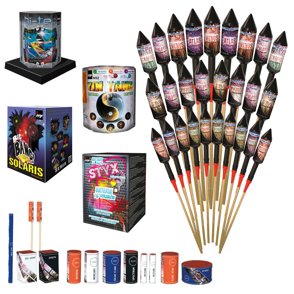 The Bumper Bargain Box 41 Assorted Fireworks Astounded Fireworks
