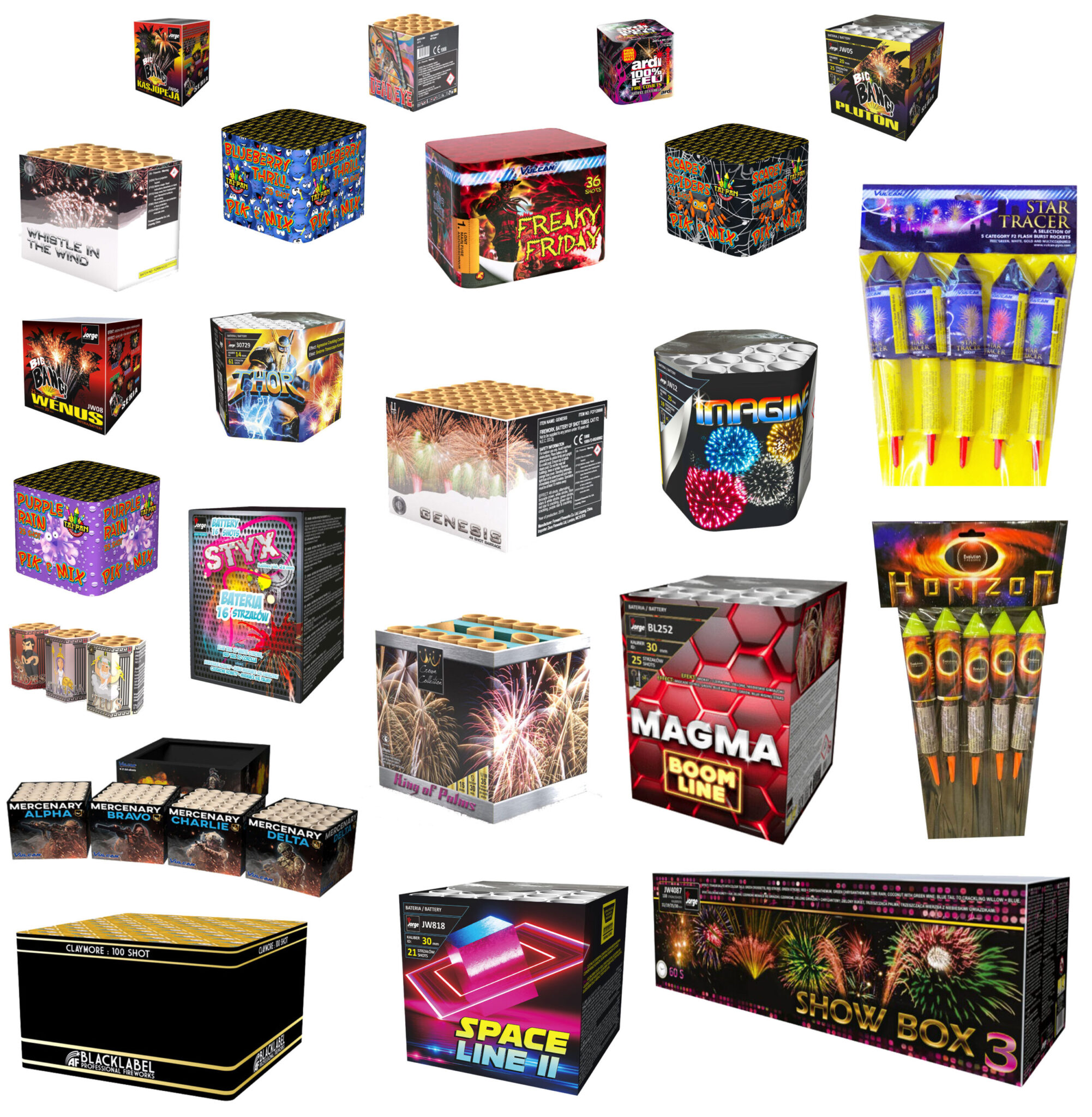 Bargain Display Kit 4 36 Aerial Display Fireworks Astounded Fireworks