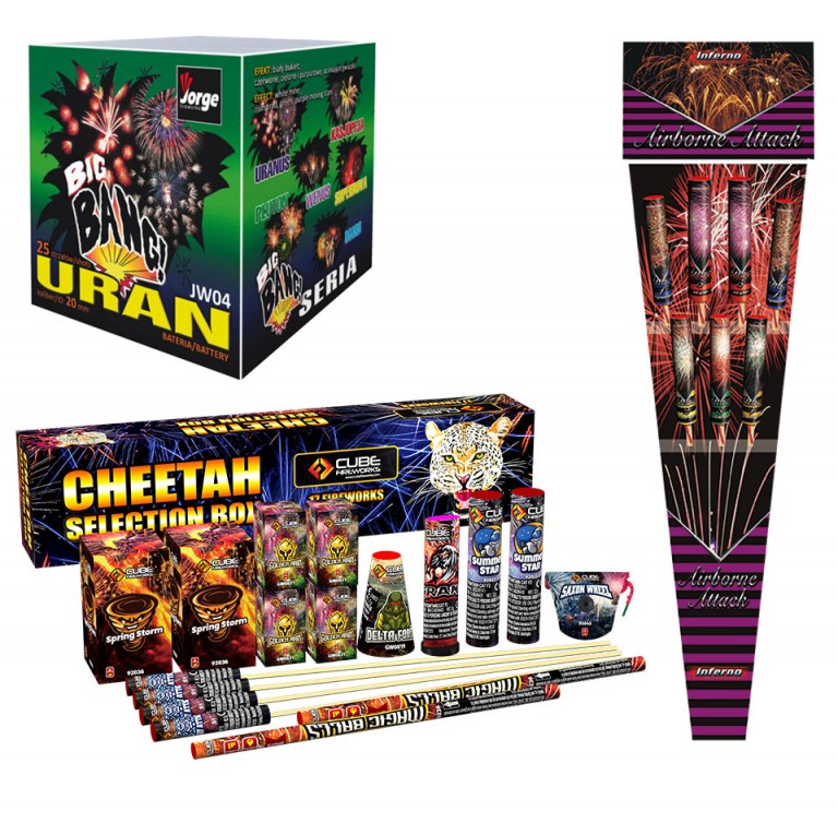 The Quiet Bargain Box 25 Assorted Fireworks Astounded Fireworks