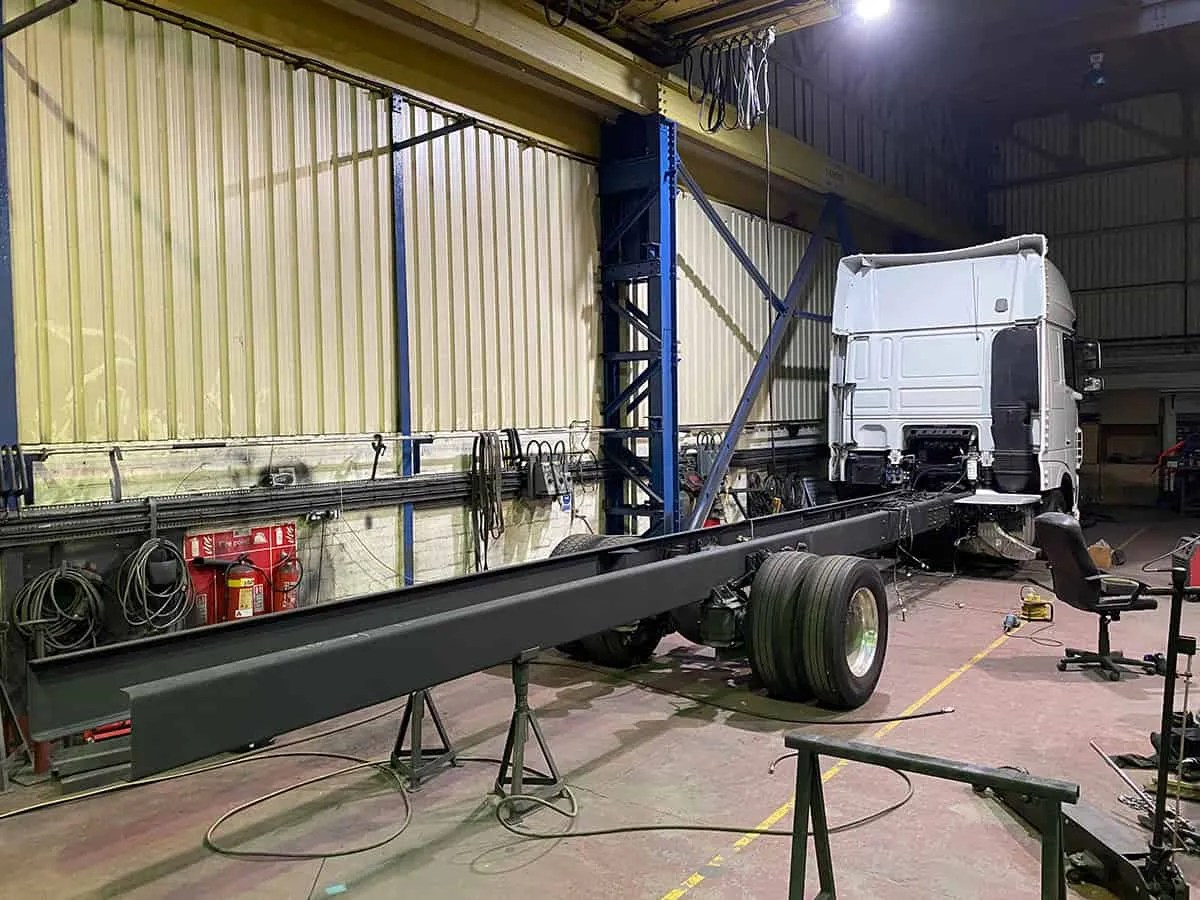 The latest Tractor to rigid wheelbase conversion project completed