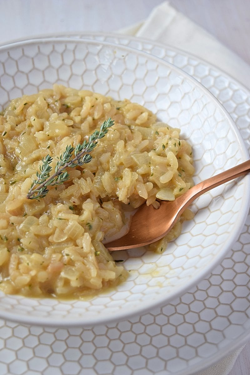 Gluten Free Risotto for two A Stray Kitchen