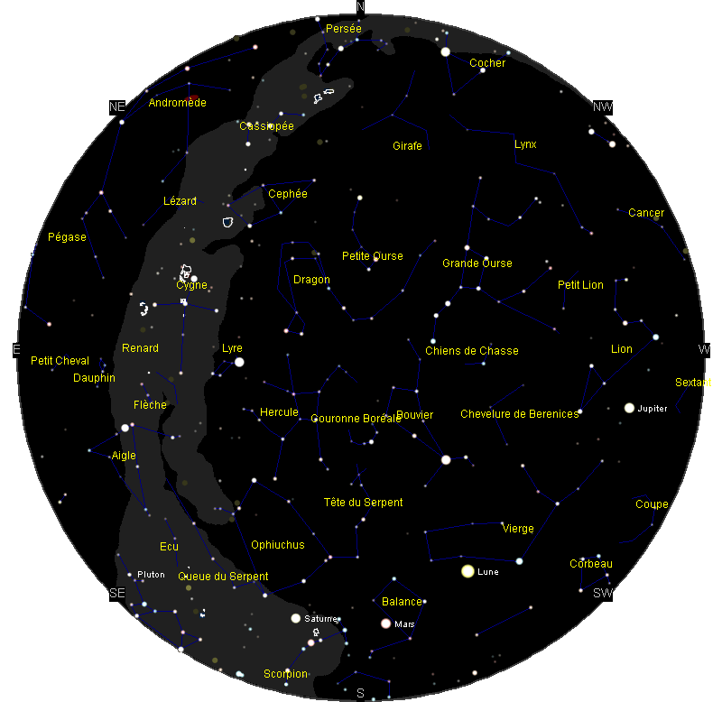 Carte Du Ciel Ephemerides Éphémérides Juin 2016