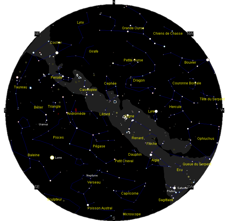 Carte Du Ciel Ephemerides Éphémérides Septembre 2019
