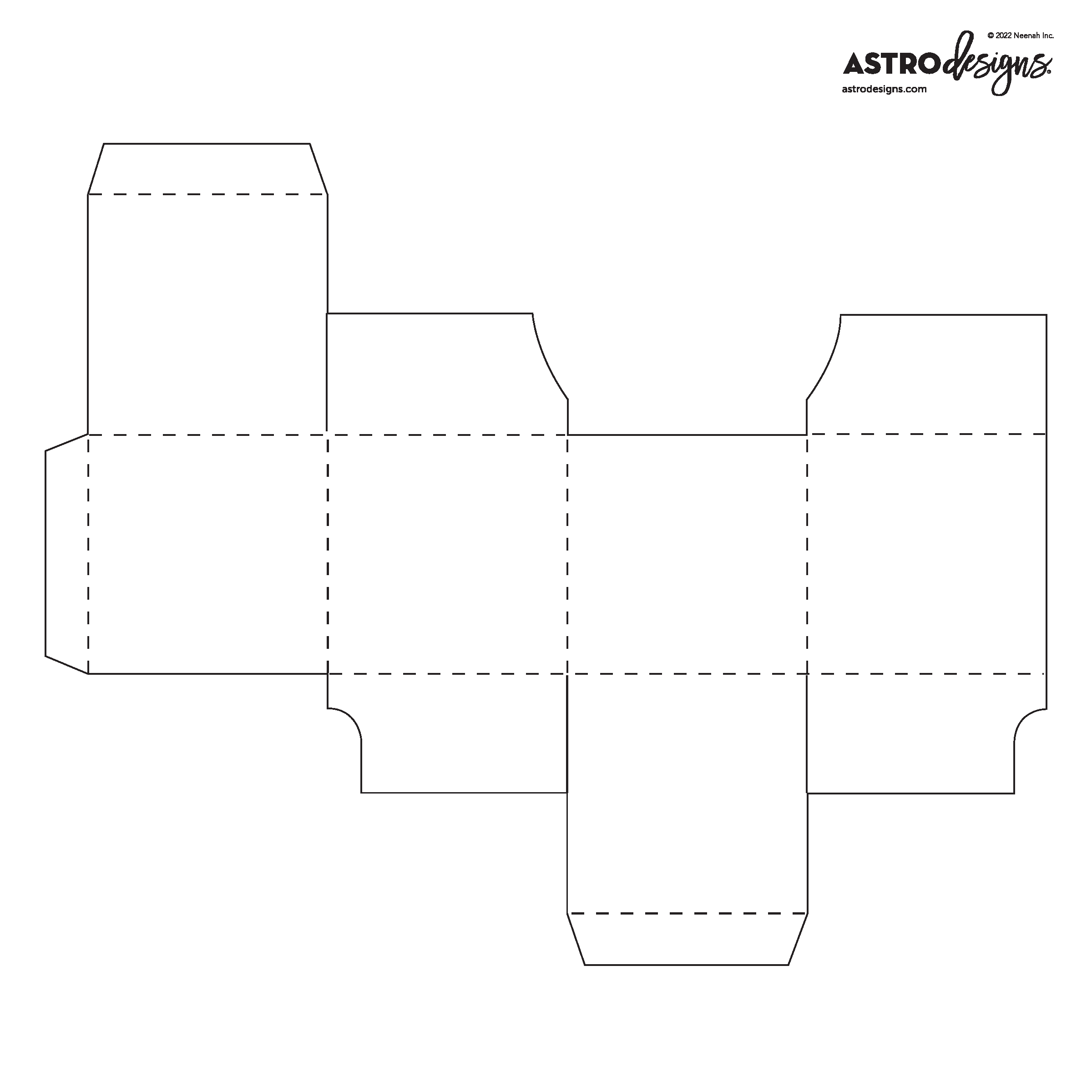 Cube Box ASTRODESIGNS Templates ASTROBRIGHTS