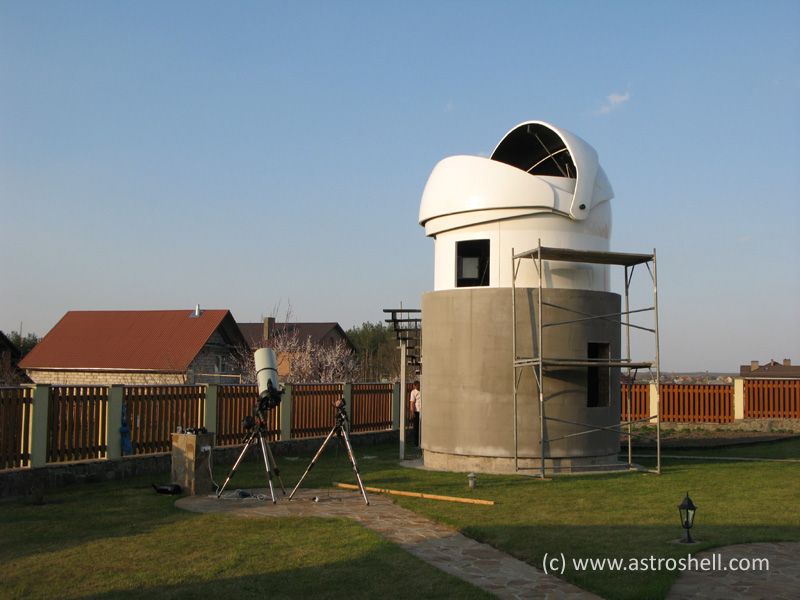 Astroshell Clamshell Telescope Dome, Observatory