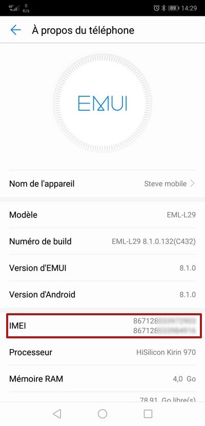 Comment trouver le code IMEI d’un smartphone (iPhone / Android) ?