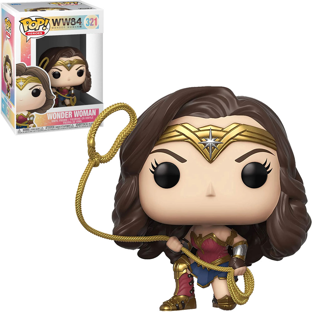 Funko Pop Wonder Woman 1984 Wonder Woman With Lasso 321 Atacado