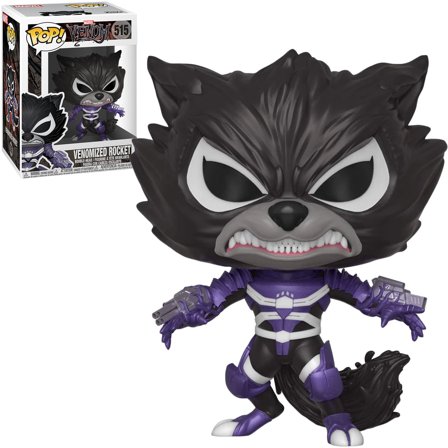 Funko Pop Marvel Venom Venomized Rocket 515 Atacado Collections