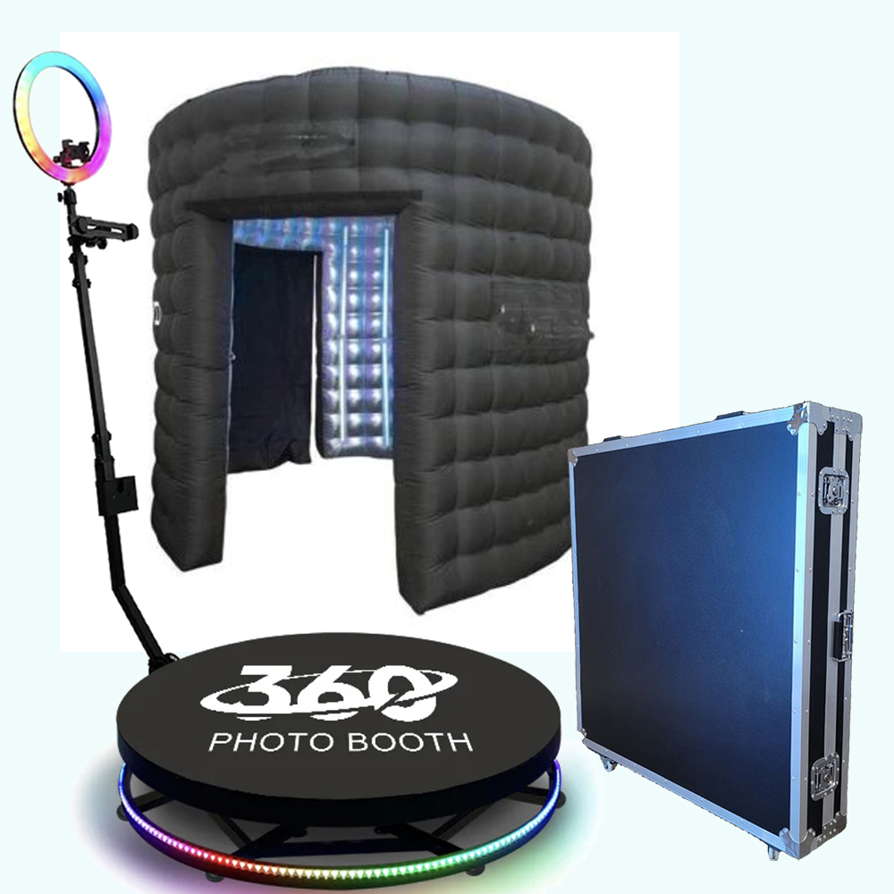 360 Photobooth 273239 inch Motorized LED Inflatable Bundle Package