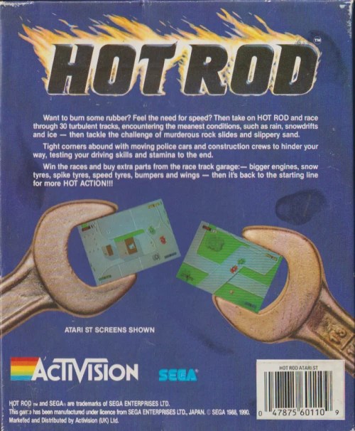 Hot Rod Atari ST game Atari Legend