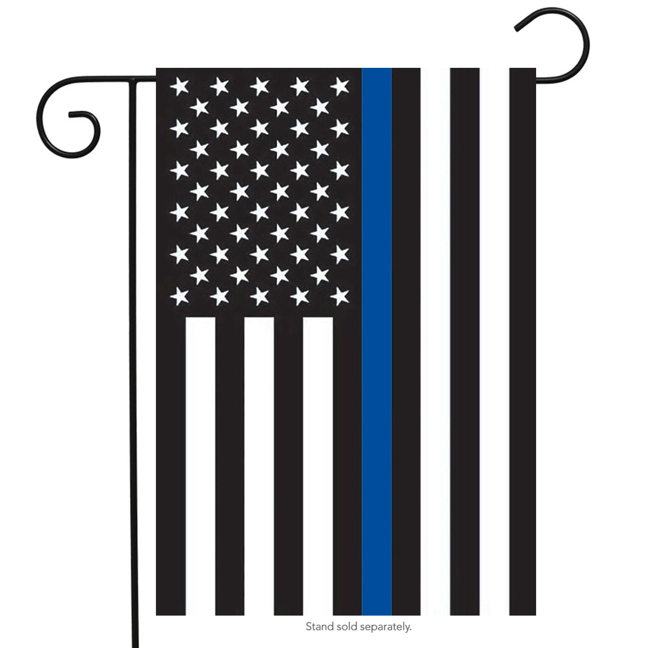 Thin Blue Line Garden Flag America The Beautiful Flags & Flagpoles