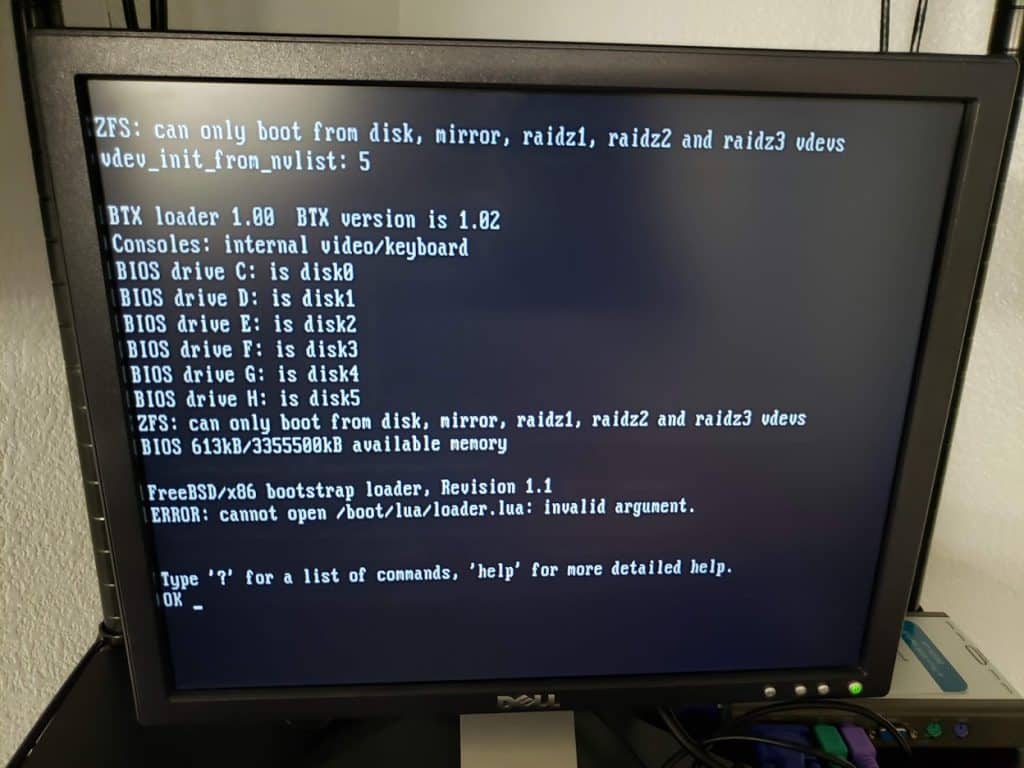 SOLVED Upgraded FreeBSD 12.2 ZFS Boot Loader Error