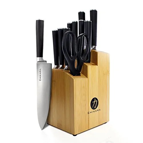 Ginsu Gourmet Chikara Series 12Piece Japanese Steel Knife Set