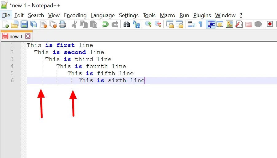 Show/hide Hidden, Control, Special Characters in Notepad++ (Show Symbol