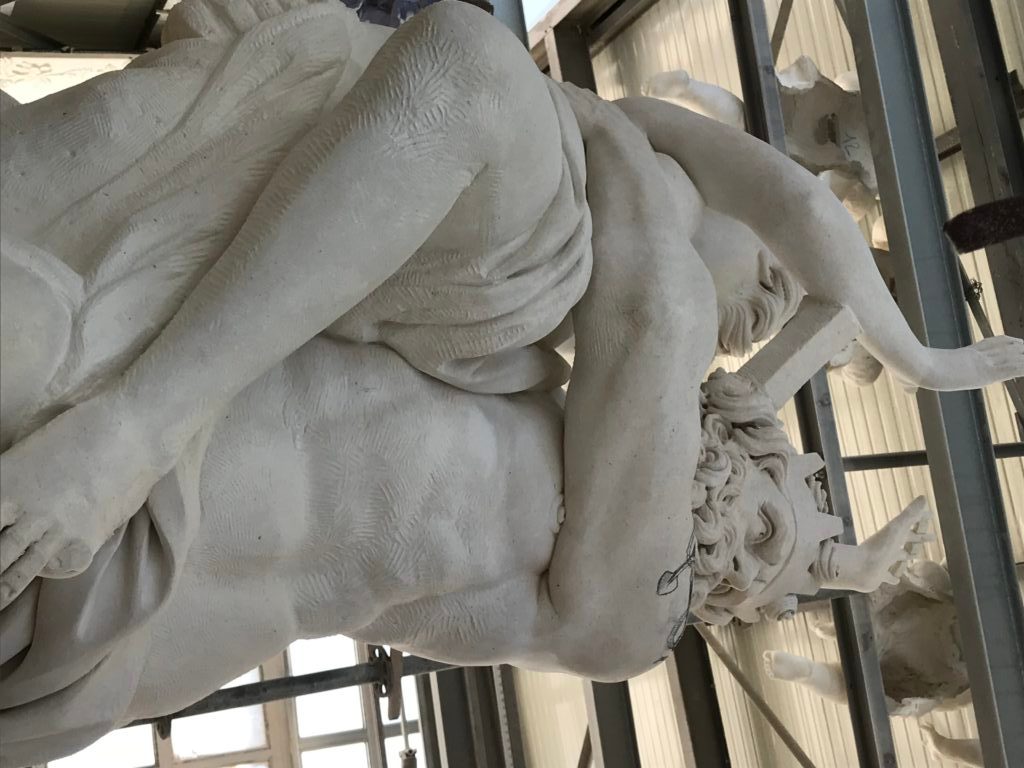 Proserpine Taille directe (statue en cours) Atelier Bouvier
