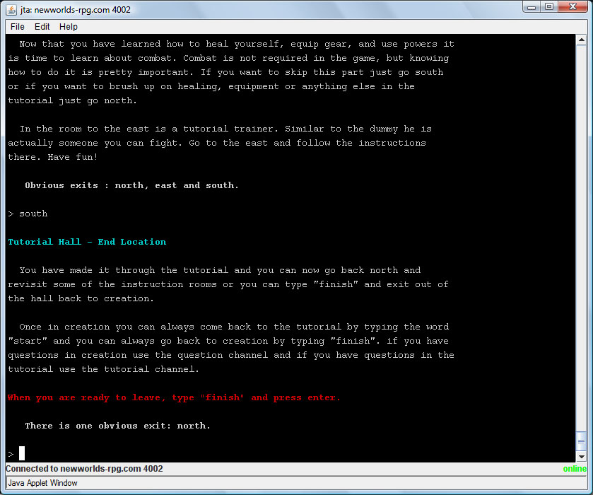 Tutorial Hall Finish