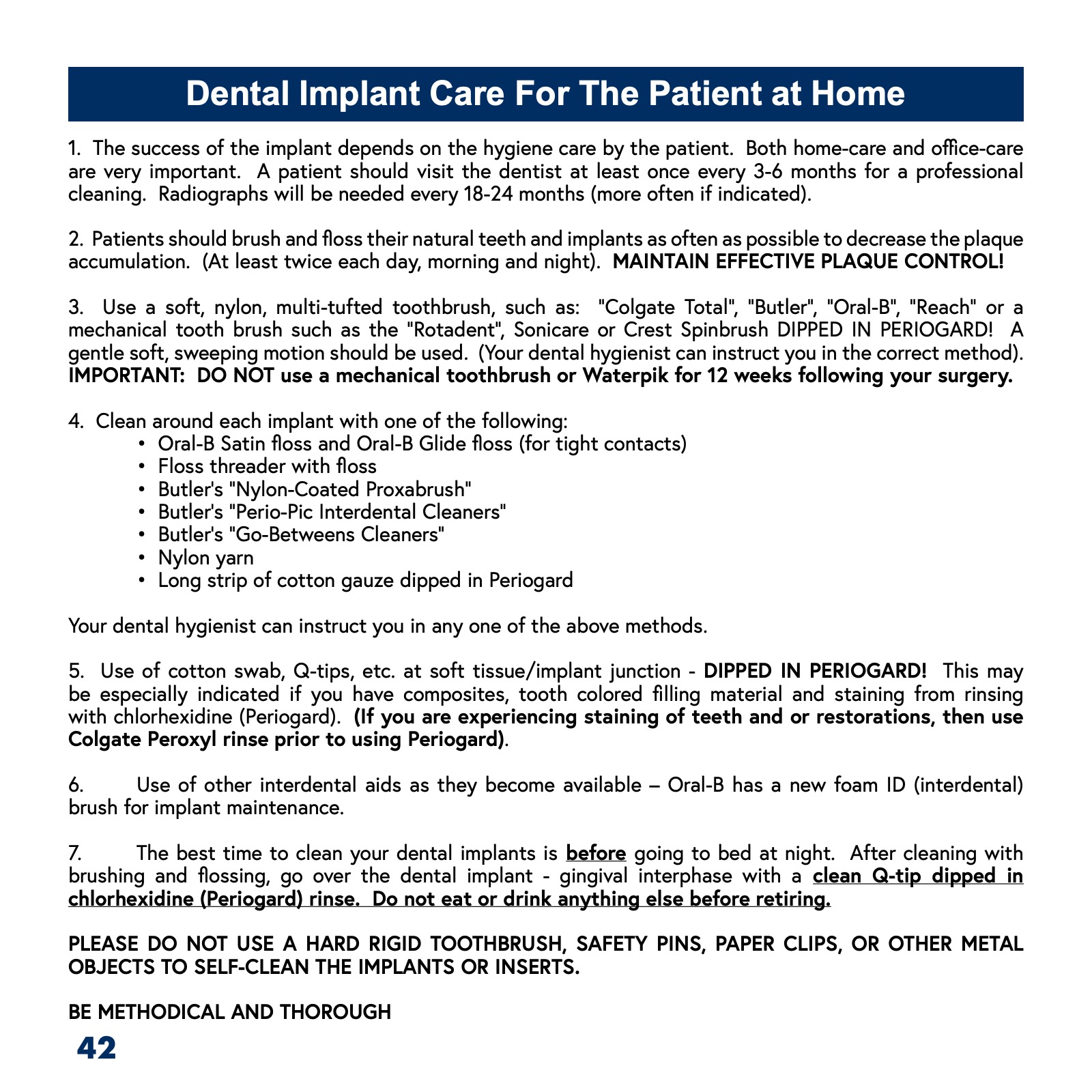 Patient's Guide to Dental Implants ATHENS DENTAL IMPLANT CENTER